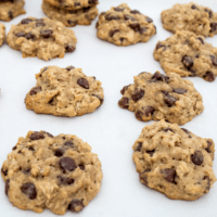 Banana Chocolate Chip Oatmeal Cookies