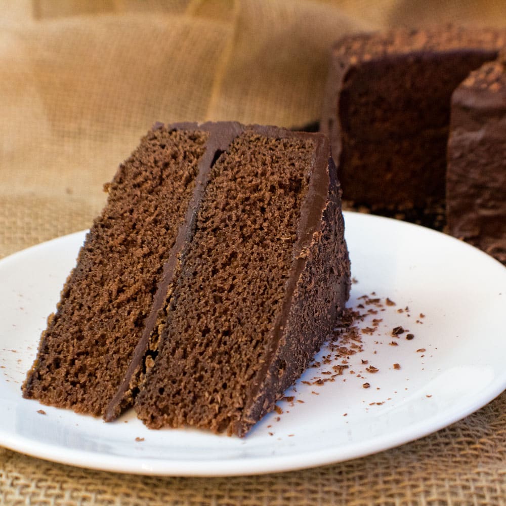Fudge Cake with Fudge Frosting | Bake It With Love Fudge Cake with Fudg